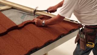 Fixing  Installing Lightweight Roofing Hip Tiling Roma Profile [upl. by Law]