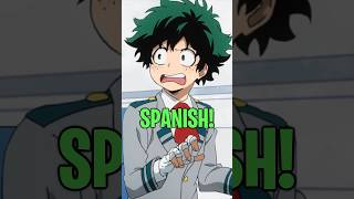 Basic Spanish at UA High🗣️💀  My Hero Academia Abridged shorts [upl. by Aleibarg]