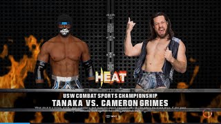 Combat Sports Title Trevor Lee Vs TanakaHeat [upl. by Leavy]