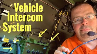 vehicle intercom system Pinzgauer 716  Ep 12 British Army Truck HOW TO INSTALL Selex VIS07H [upl. by Chapa]