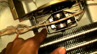 Replacing Haier Refrigerators Evaporator Motor [upl. by Dnomyad]