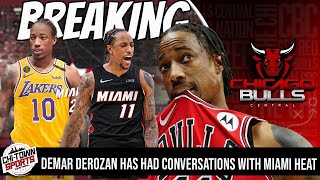 Breaking News DeMar DeRozan Has Had Talks With Miami Heat amp Lakers On Deal [upl. by Ibocaj]