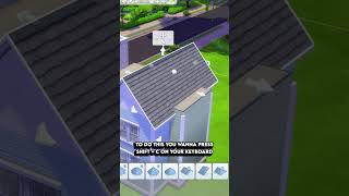 The Ultimate Sims 4 Roof Hack You Probably Didnt Know About [upl. by Areit]