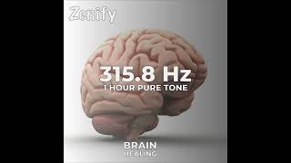 3158 Hz Pure Tone  Brain Healing [upl. by Ahsilad942]