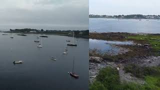 Hills Beach Biddeford Maine 772023 Drone [upl. by Aerdnaeel]