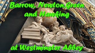 Barrow Newton Green and Hawking at Westminster Abbey [upl. by Shifra393]