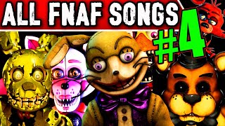 All Five Nights at Freddys Songs 4 TryHardNinja [upl. by Pasho]