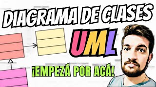 DIAGRAMA de CLASES UML 📐 ¡Empezá por acá 😉 [upl. by Ahsitel]