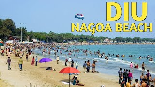 Best places to visit in diu 2023  Full Tour Guide  Nagoa Beach  Speed boating in diu  Diu city [upl. by Delmor]