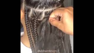 How to do braids🤟🏿🥺SAMA28 hairstyles haircut love popsmoke braids hairstyle outsideworld [upl. by Kalindi105]