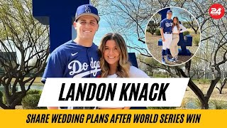 Landon Knack and Fiancée Anisa Share Wedding Plans After World Series Win [upl. by Emile]