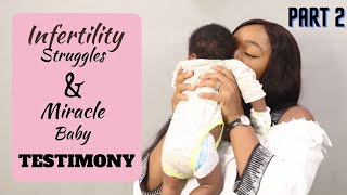 MY INFERTILITY amp PREGNANCY TESTIMONY  TTC  PREMATURE OVARIAN FAILURE Part 2 [upl. by Ahtekal]