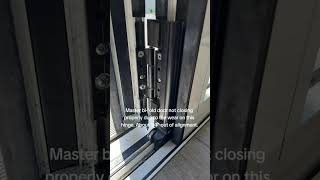 Locksmith Stories 107  Bi Fold door hinge problems in Twickenham eprlocksmith bifolddoorhinge [upl. by Nodroj]