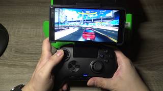 Razer Raiju Mobile Controller Smartphone Android Bluetooth Test Video Review Gameplay FR HD [upl. by Teleya571]