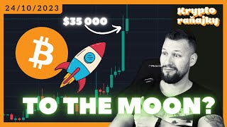 Bitcoin vyletel na 35 000 🚀🚀🚀 Čo sa deje  🚨 🚨 🚨 bitcoin kryptomeny kryptoraňajky [upl. by Alisun]