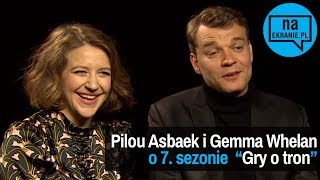 Pilou Asbaek i Gemma Whelan opowiadają o 7 sezonie Gry o tron [upl. by Kiki]