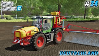 Prepping for Growth Sowing Fertilizing amp Fighting Weeds 🚜💦  Deutschland Farm  FS 22  ep 24 [upl. by Nnylimaj544]