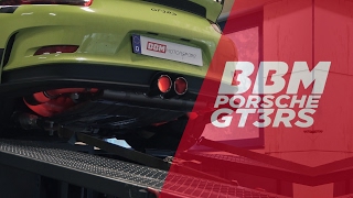 Der Flammenwerfer  Porsche 911 GT3 RS schießt Flammen mit Akrapovic Exhaust und Prüfstand by BBM [upl. by Gibson]