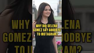 Why did Selena Gomez announce her retirement and say goodbye to Instagramselenagomez [upl. by Havstad]