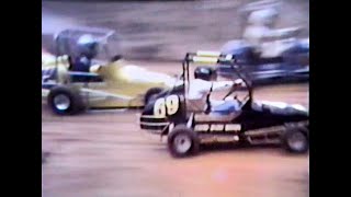 56s 1980sClyde Martin Memorial Speedway Schaefferstown PAMicro Midgets [upl. by Nnylak654]