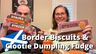 Americans Try Border Biscuits and Clootie Dumpling Fudge [upl. by Fogarty566]