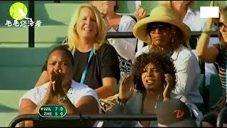 Serena Williams vsZheng Jie Highlights  2009 Miami R4 [upl. by Frymire163]