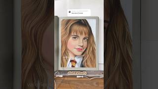 ASMR Drawing Hermione Granger sketchbook prismacolor [upl. by Sarid]