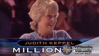 Judith Keppel  UK’s first Millionaire  Who wants to be a Millionaire [upl. by Wilhelmine498]