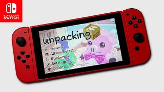 Unpacking  Nintendo Switch  handheld gameplay [upl. by Colfin]