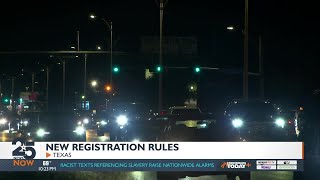 New vehicle registration rules in Texas [upl. by Munafo219]