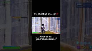 The Art of Phasing fortnite roadto100subs fortniteclips gaming clix [upl. by Lrem]