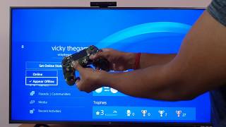 PS4 Tips How to Change Online Status Appear Offline  Online in PS4 Console [upl. by Eema]