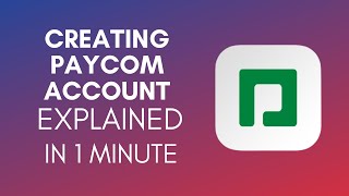 How To Create Paycom Account 2024 [upl. by Ahsiemac203]