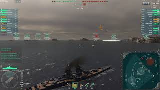 World of Warships Richelieu VIII Ballert wieder [upl. by Eelarual486]