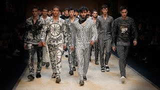 DolceampGabbana FallWinter 20162017 Mens Fashion Show [upl. by Enomad]