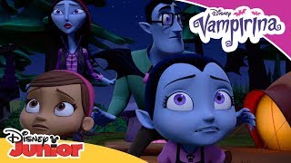 Vampirina Goes Creepy Camping  Vampirina  Official Disney Channel Africa [upl. by Illehs]