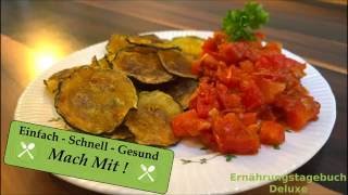 Lowcarb Chips selbstgemacht mit Salza zum dippen  Low Carb  Vegetarisch  gesunde Ernährung [upl. by Ellened651]