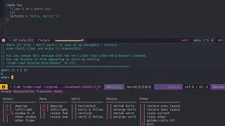 Spacemacs basics for Clojure development [upl. by Assyle180]