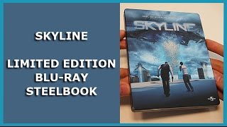 SKYLINE  LIMITED DEBOSSED BLURAY STEELBOOK UNBOXING [upl. by Yengac]