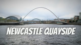 Quayside Newcastle Upon Tyne 4K DRONE FOOTAGE [upl. by Lancaster]