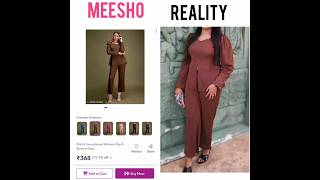 Beautiful coat set in meesho 🎀 meeshoclothing meeshodress [upl. by Aramak258]