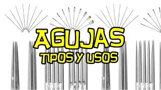 Tipos de agujas para TATUAR  AGUJAS TATUAJE [upl. by Anyr]