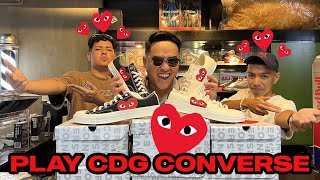 BEST SELLING NA PLAY CDG X CONVERSE CHUCK TAYLOR [upl. by Reade]