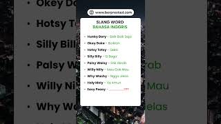 SLANG WORD BAHASA INGGRIS [upl. by Hsepid522]