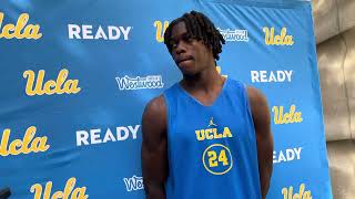 UCLA center William Kyle talks about adjusting to a higher level growing comfort [upl. by Seyer]