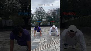 Concour de pompe entre muscu et street 🥶🫱🏻‍🫲🏼 streetworkout callisthenics defis challenge muscu [upl. by Cornall]