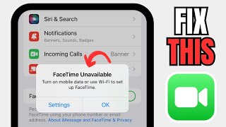 How To Fix FaceTime Unavailable [upl. by Profant]