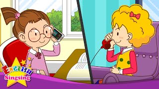 Telephone Conversations Can I Speak to Sally Speaking  Easy Dialogue for kids [upl. by Letney]