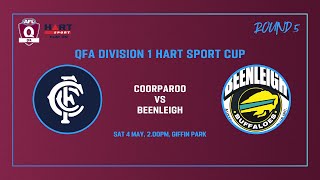 Coorparoo vs Beenleigh Mens Div 1 AFL [upl. by Narag339]