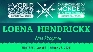 LOENA HENDRICKX  so graceful but a fall costs her a medal  4th Montreal 2024 World Championship [upl. by Meekar]